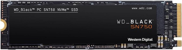 WD BLACK SN750 WDBRPG5000ANC-WRSN 500GB NVME SSD
