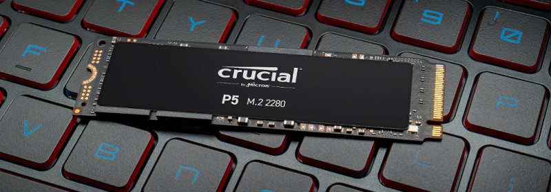 CRUCIAL CT1000P5SSD8 P5 SERIES M.2 2280 1TB 3D NAND NVME INTERNAL SSD