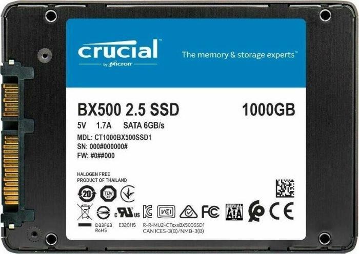 CRUCIAL CT1000BX500SSD1 BX500 SERIES 1TB SSD