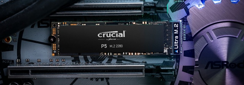 CRUCIAL CT2000P5SSD8 P5 2TB TLC NVME M.2 2280 INTERNAL SOLID STATE DRIVE