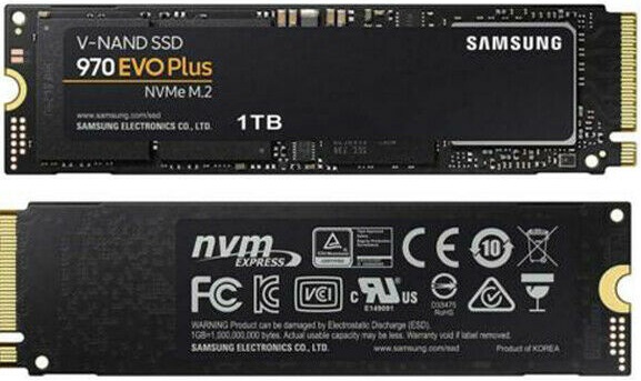 SAMSUNG MZ-V7S1T0B/AM 970 EVO 1TB TLC PCIE NVME SSD