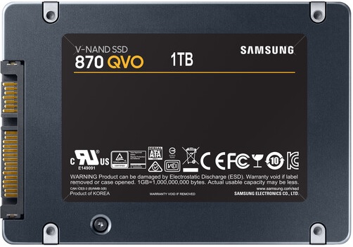 SAMSUNG MZ-77Q1T0B/AM 870 QVO 1TB SSD