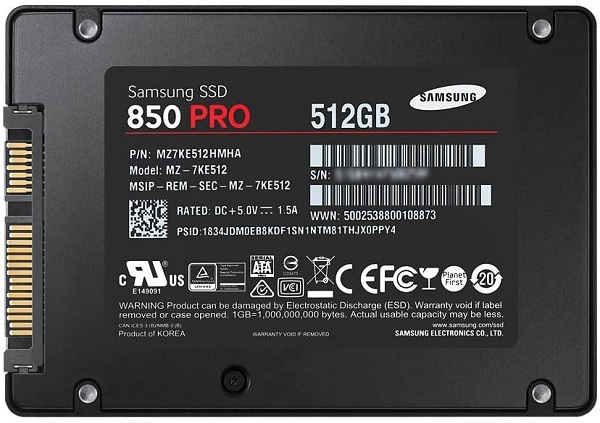 SAMSUNG MZ-7KE512 850 PRO SERIES 512GB SSD