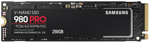SAMSUNG MZ-V8P250B/AM 980 PRO SERIES 250GB NVME M.2 2280 SSD