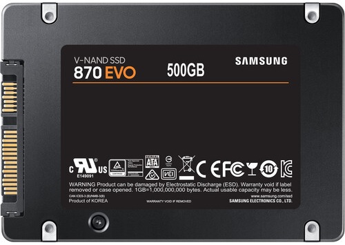 SAMSUNG MZ-77E500B/AM SSD 870 EVO SERIES 500GB SOLID STATE DRIVE