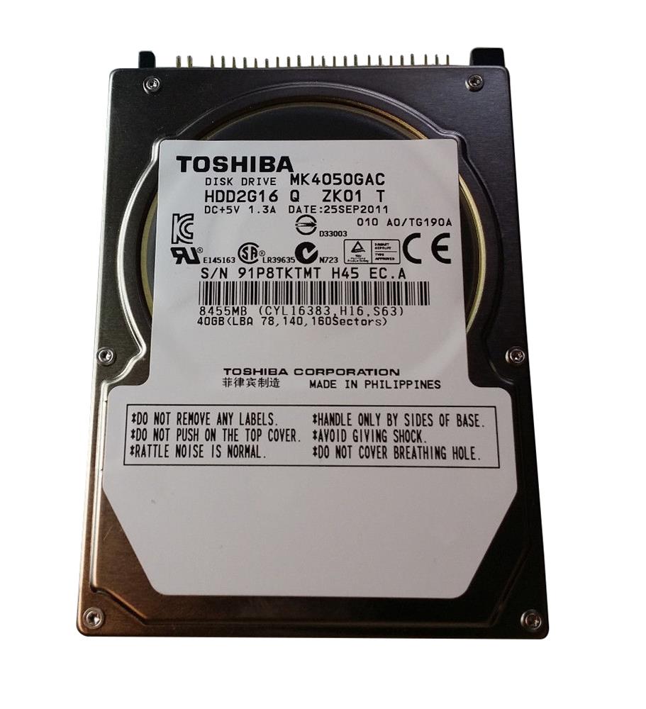 4200 RPM New in Box! 2.5" Hard Drive Toshiba MK4050GAC 40 GB 8 MB 