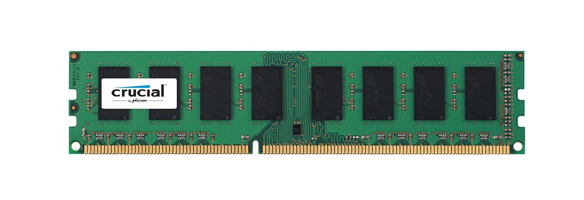 Mémoire Crucial CT51264BD160BJ 4Go DDR3L, 1600 MT/s, PC3L-12800, Single Rank, DIMM, 240-Pin 